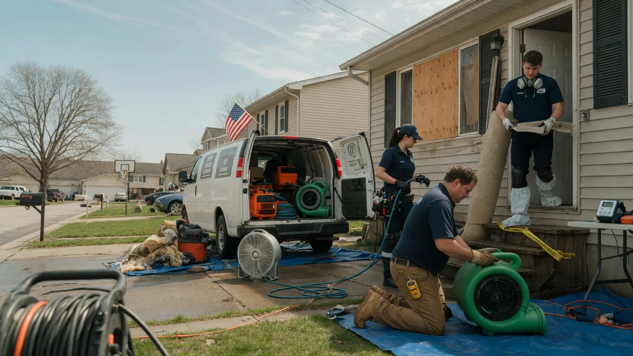 Water Damage Restoration in Thompsons Station, TN near me